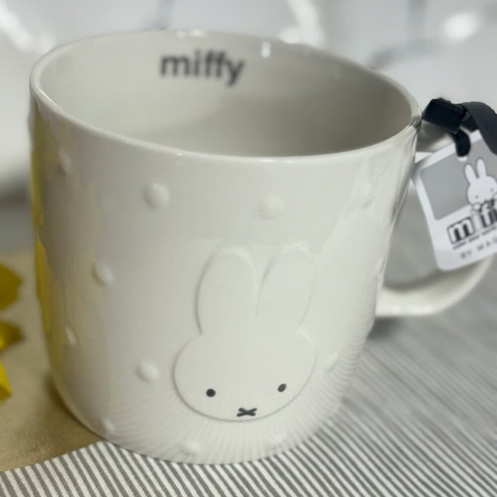 Miffy Cute Mug Embossed Bunny Polka Dot Authentic by Magenta